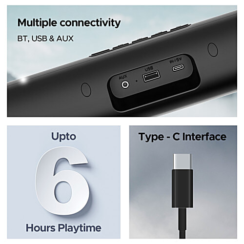 boAt Aavante Sound Bar Groove - Premium Black, 1 pc  