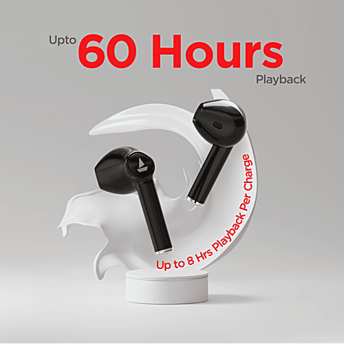 boAt Airdopes 138 TWS Earphones - Active Black, 1 pc  