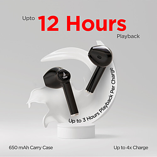 boAt Airdopes 138 TWS Earphones - Active Black, 1 pc  