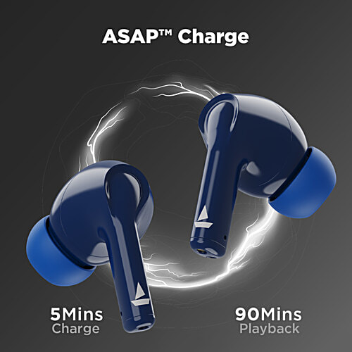 boAt Airdopes 163 Wireless Earphones - Bold Blue, 1 pc  