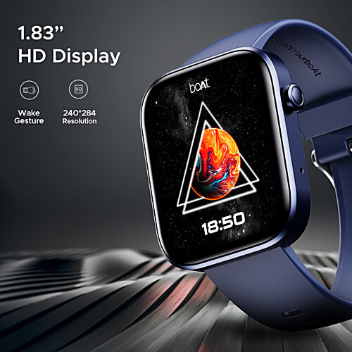 boAt Storm Call 2 Smartwatch - Dark Blue, 4.64 cm, 1 pc  