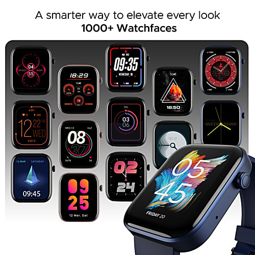 boAt Storm Call 2 Smartwatch - Dark Blue, 4.64 cm, 1 pc  