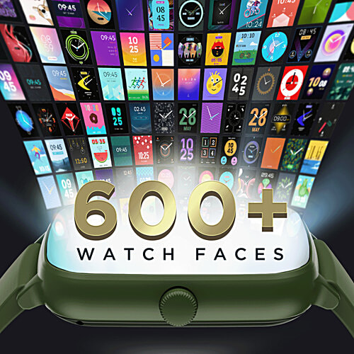 boAt Wave Style Call Smartwatch - Olive Green, 4.29 cm, 1 pc