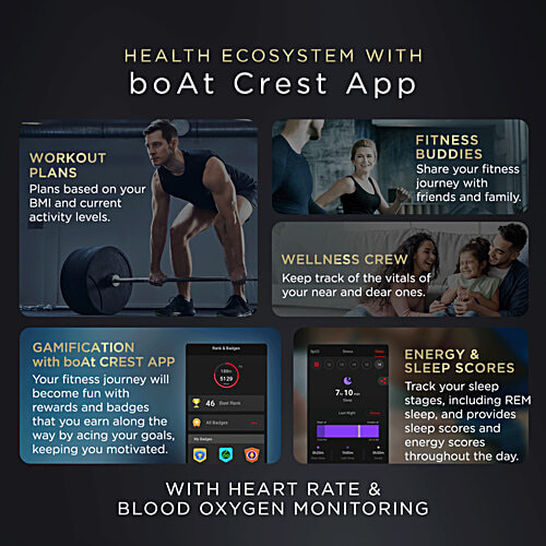 boAt Wave Style Call Smartwatch - Olive Green, 4.29 cm, 1 pc