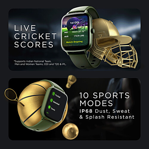 boAt Wave Style Call Smartwatch - Olive Green, 4.29 cm, 1 pc