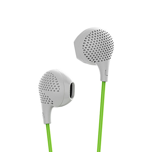 boAt Bassheads 104 Wired Earphones - White, 1 pc  Half In-ear Design