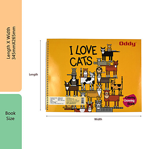 Oddy A3 40 Pages Drawing Book, 1 pc