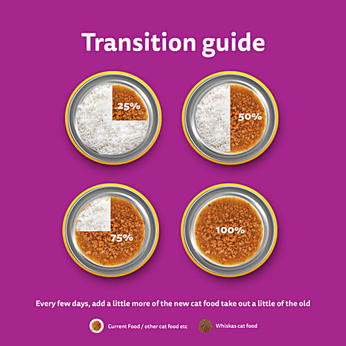 Whiskas Tasty Mix Wet Cat Food - Adult, 1+ Years, Seafood Cocktail Wakame Seaweed In Gravy, 70 g (Pack of 28) Delicious Seafood Flavour
Nutritious Wakame Seaweed