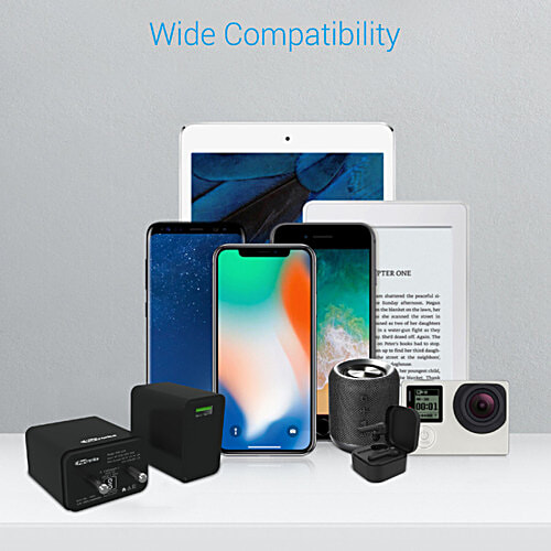 Portronics Adapto One 3 A Single Port Adapter - With Quick Charge, 1 pc