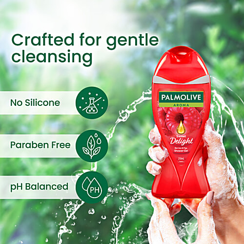 Palmolive Aroma Sweet Delight Berries & Figs Shower Gel, 250 ml  Mood Boosting Fragrance