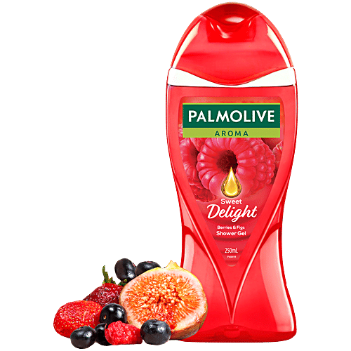Palmolive Aroma Sweet Delight Berries & Figs Shower Gel, 250 ml  Mood Boosting Fragrance