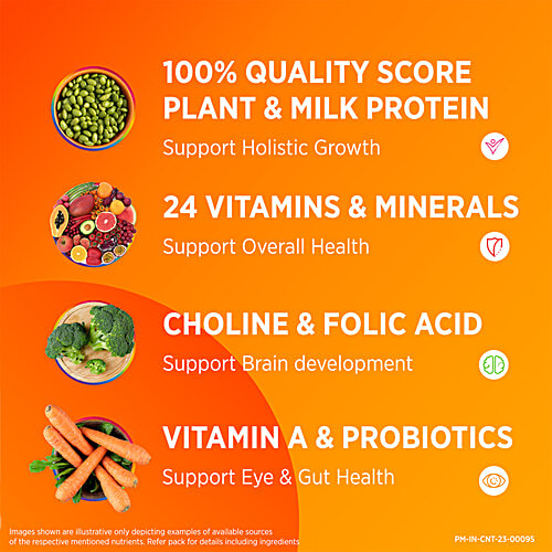 Centrum Kids Multivitamin & Protein Nutrition Drink Powder - Chocolate, 400 g Carton 24 Vitamins, Minerals to support Holistic Growth