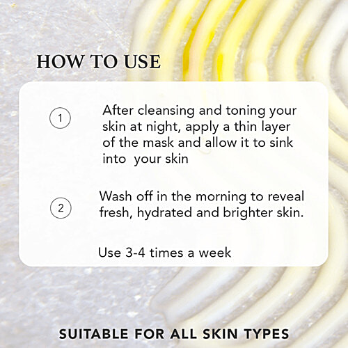 Ras Luxury Oils Radiance Hydrating & Brightening Sleeping Face Mask, 50 g