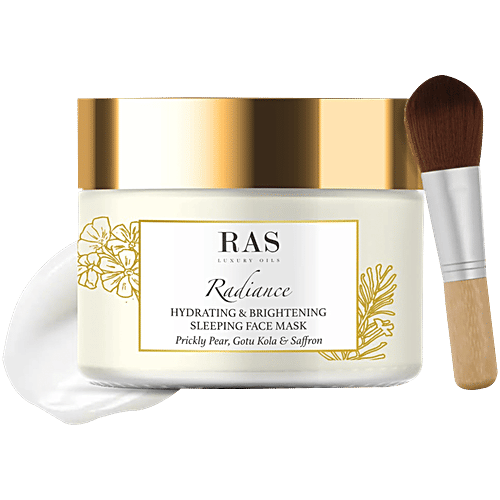 Ras Luxury Oils Radiance Hydrating & Brightening Sleeping Face Mask, 50 g