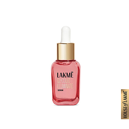 Lakme Glycolic Illuminate Serum - With 1% Glycolic Acid, 30 ml  Reduces Dullness & Improves Texture
