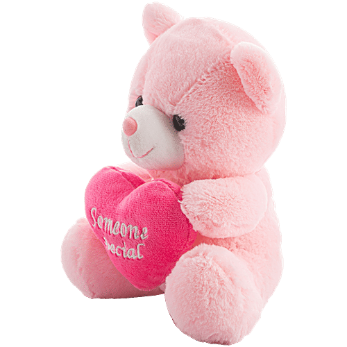 Dimpy Stuff Teddy Bear With Heart - Pink, Someone Special Quote, 1 pc  Soft Toy, Plush Toy, Gift, Valentine Day Gift
