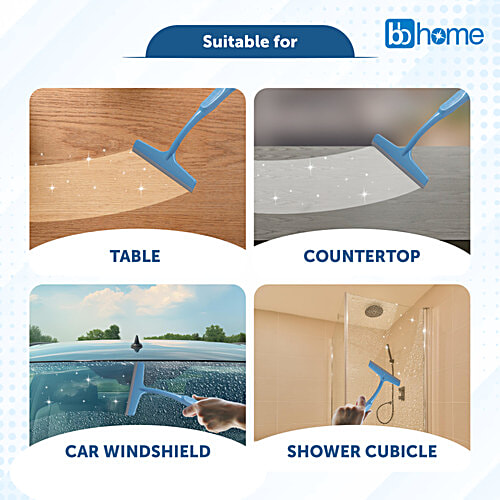 bb home Plastic Squeegee/Wiper - For Kitchen Top & Glass Cleaning, 1 pc  