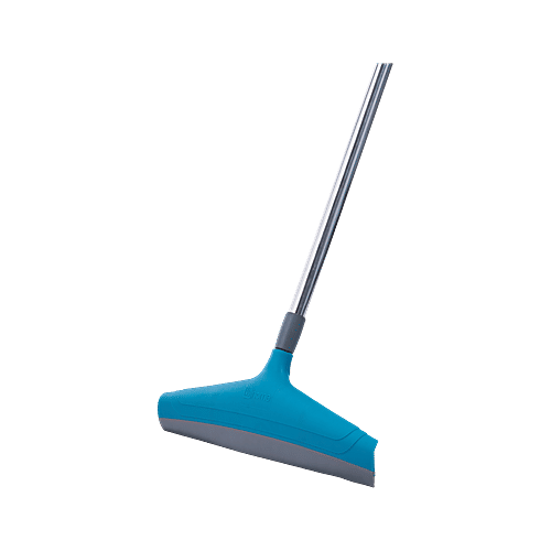 bb home Floor Squeegee - 40 cm Plastic Wiper, 3.5 ft Stainless Steel Stick, 1 pc  