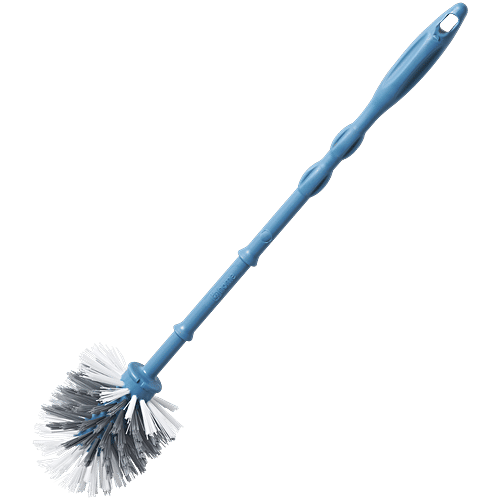 bb home Toilet Brush With Holder, Round, Nylon Bristles, 1 pc  