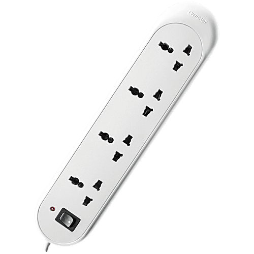 Eveready Everprotect NEO X4 White Spike Guard With 4 Metre Wire Cord, For VDR Surge Protection, 1 pc  With Extra Fuse Inside