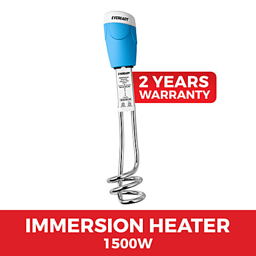 Eveready Immersion Heater EP1500 Blue White, 1500W, 16A, Shock Proof, 1 pc  
