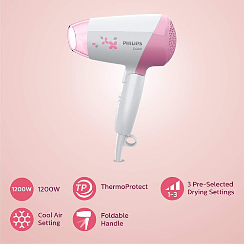 Philips HP8120/00 Hair Dryer (Pink), 1 Pc  