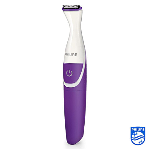 Philips BRT383/15 Essential Bikini Trimmer Trim, Shave & Style - Purple, 1 pc