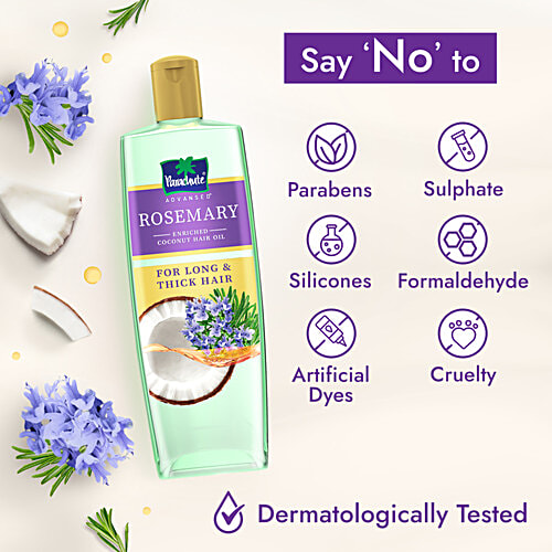 Parachute Advansed Rosemary Enriched Coconut Hair Oil, 300 ml  