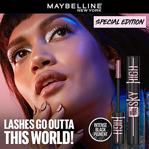 Maybelline New York Lash Sensational Sky High Mascara, 6 ml Cosmic Black Special Edition, Waterproof