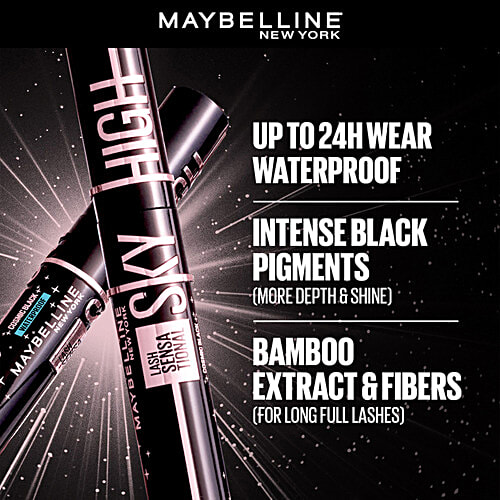 Maybelline New York Lash Sensational Sky High Mascara, 6 ml Cosmic Black Special Edition, Waterproof