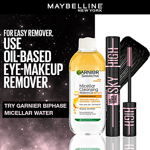 Maybelline New York Lash Sensational Sky High Mascara, 6 ml Cosmic Black Special Edition, Waterproof