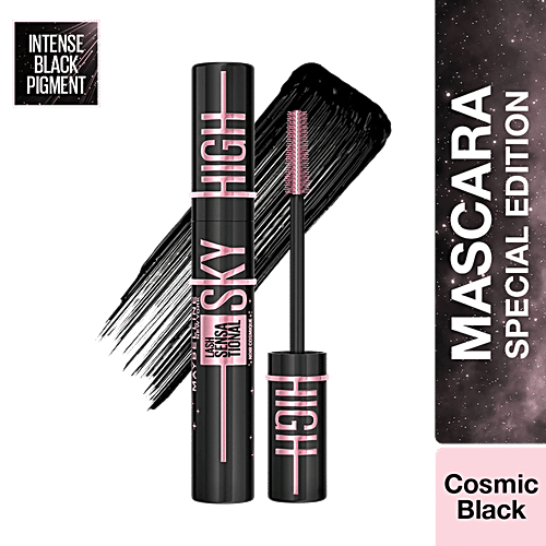 Maybelline New York Lash Sensational Sky High Mascara, 6 ml Cosmic Black Special Edition, Waterproof