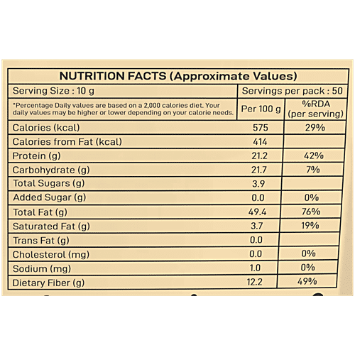 Naturoz California Almonds - Popular, 500 g  