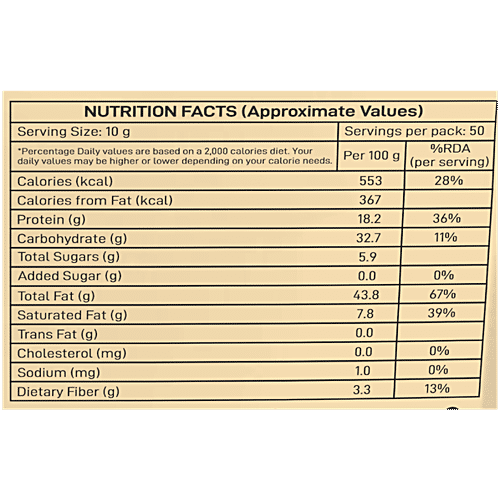 Naturoz Whole Cashews - Popular, 500 g  