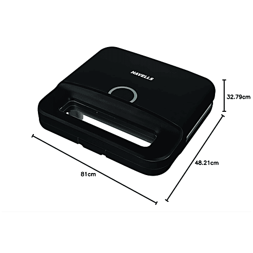 Havells Perfect Fill Plus 2 Slice 800 W Grill Sandwich Maker - Black, GHCSTDTK075, 1 pc  
