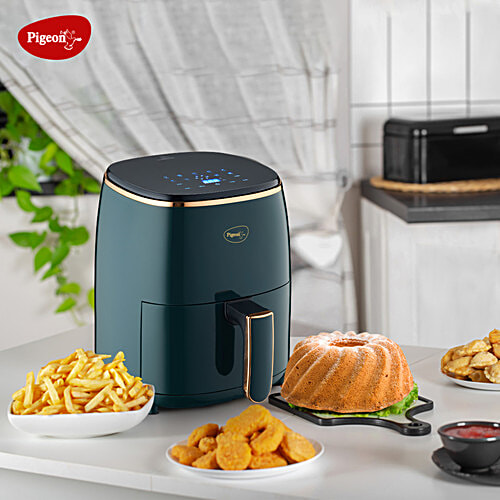 Pigeon by Stovekraft Healthifry Digital Air Fryer - Non-Stick, 1200 W, Green, 1 pc