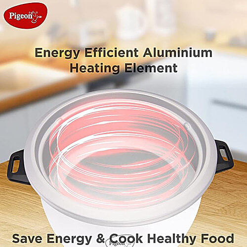 Pigeon by Stovekraft Joy Rice Cooker - With Single Pot, White, 1 PC  