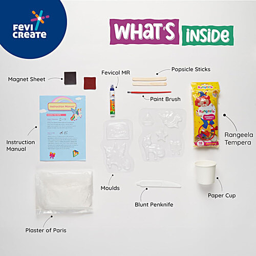 Fevicreate Mould & Paint Universe Of Unicorn Set For Ages 5+, 1 pc  Unleash Creativity
 Fun Art & Craft
 Promotes Expression