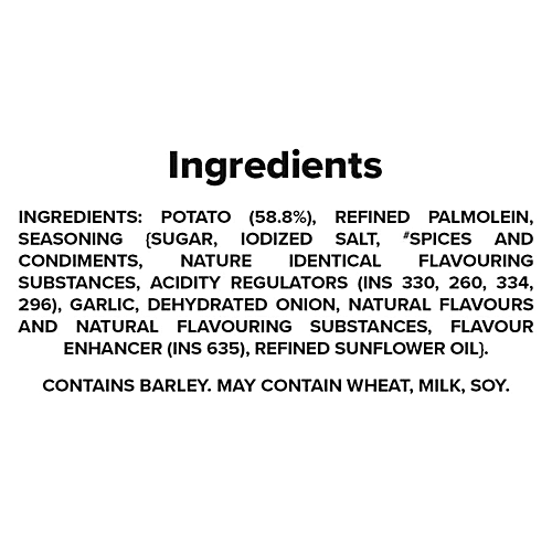 Bingo! Hashtags Korean Style Hot & Spicy Potato Chips, 53 g Pouch 2x Spicy