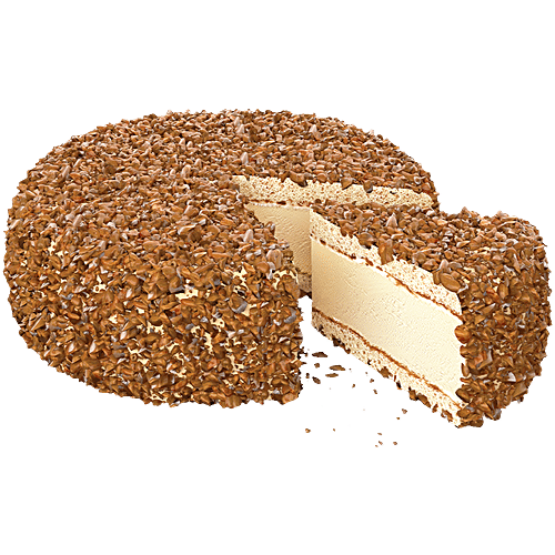 Cream Bell Caramel Crunch Ice Cream Cake, 500 g  