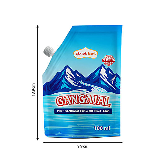 Shubhkart Ganga Jal, 100 ml Pouch 