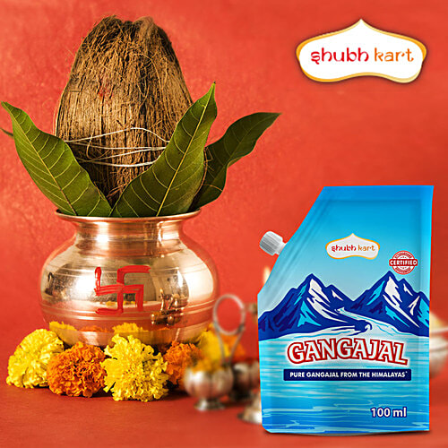 Shubhkart Ganga Jal, 100 ml Pouch 