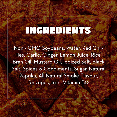 Hello Tempayy Tandoori Tempayy Thins - Heat & Eat, 150 g  30g Protein Per Pack, Heat & Eat In 3 Mins, No Preservatives