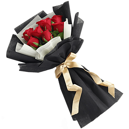 IGP 8 Red Roses Bouquet - Epitome Of Love, 1 pc