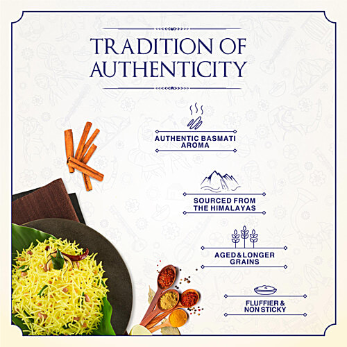 India Gate Traditional Basmati Rice, 1 kg  2 Years Aged To Perfection