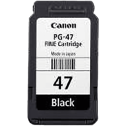 Canon Pixma PG-47 Ink Cartridge 9057B005AE - Black, 1 pc  Efficient Printing, Capacity of 400 Pages