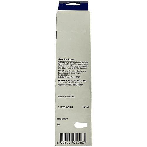 Epson 003 Ink Bottle - Black, 65 ml  
