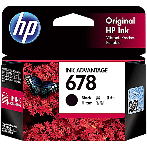 HP 678 Original Ink Advantage Cartridge - Black, 1 pc
