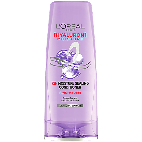L'Oreal Paris Hyaluron Moisture 72H Moisture Sealing Conditioner - For Dehydrated Hair, 386 ml  