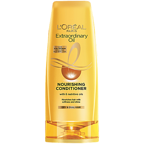 L'Oreal Paris Extraordinary Oil Nourishing Conditioner - For Dry & Dull Hair, 386 ml  With 6 Nutritive Oils